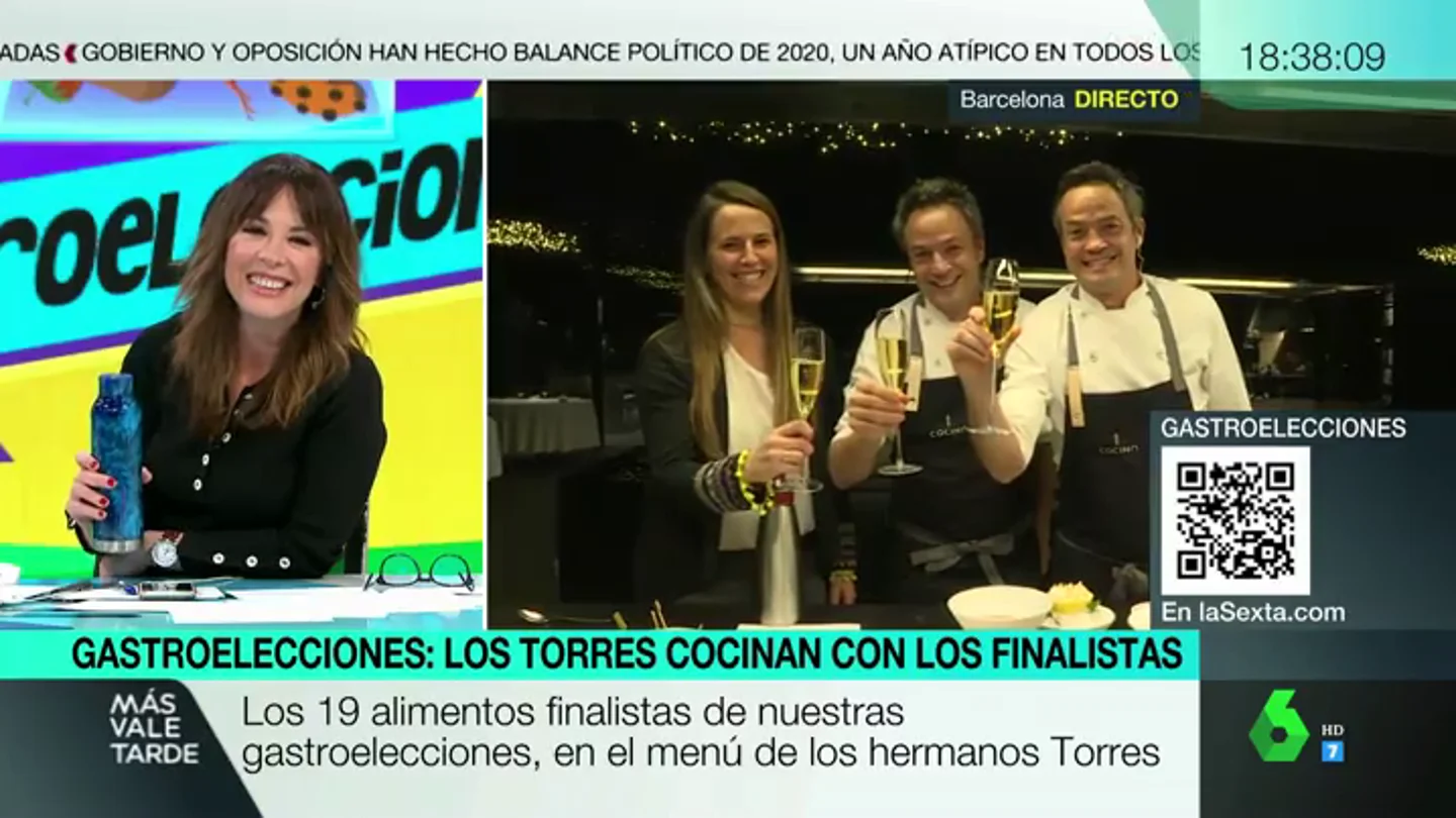 Gastroelecciones: este es el menú de los hermanos Torres preparado con los mejores productos de España Gastroelecciones: este es el menú de los hermanos Torres preparado con los mejores productos de España