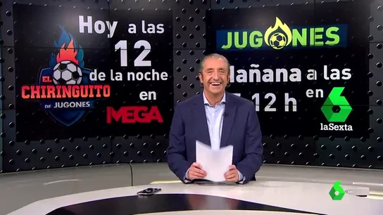 El vacile de Pedrerol a Llapart: "Gracias por acordarte de mi hermano Joan" El vacile de Pedrerol a Llapart: "Gracias por acordarte de mi hermano Joan"