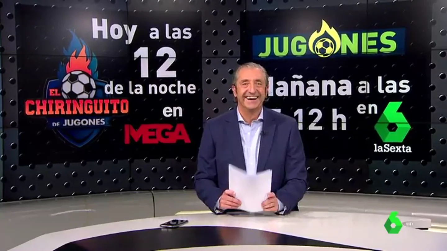 El vacile de Pedrerol a Llapart: "Gracias por acordarte de mi hermano Joan" El vacile de Pedrerol a Llapart: "Gracias por acordarte de mi hermano Joan"