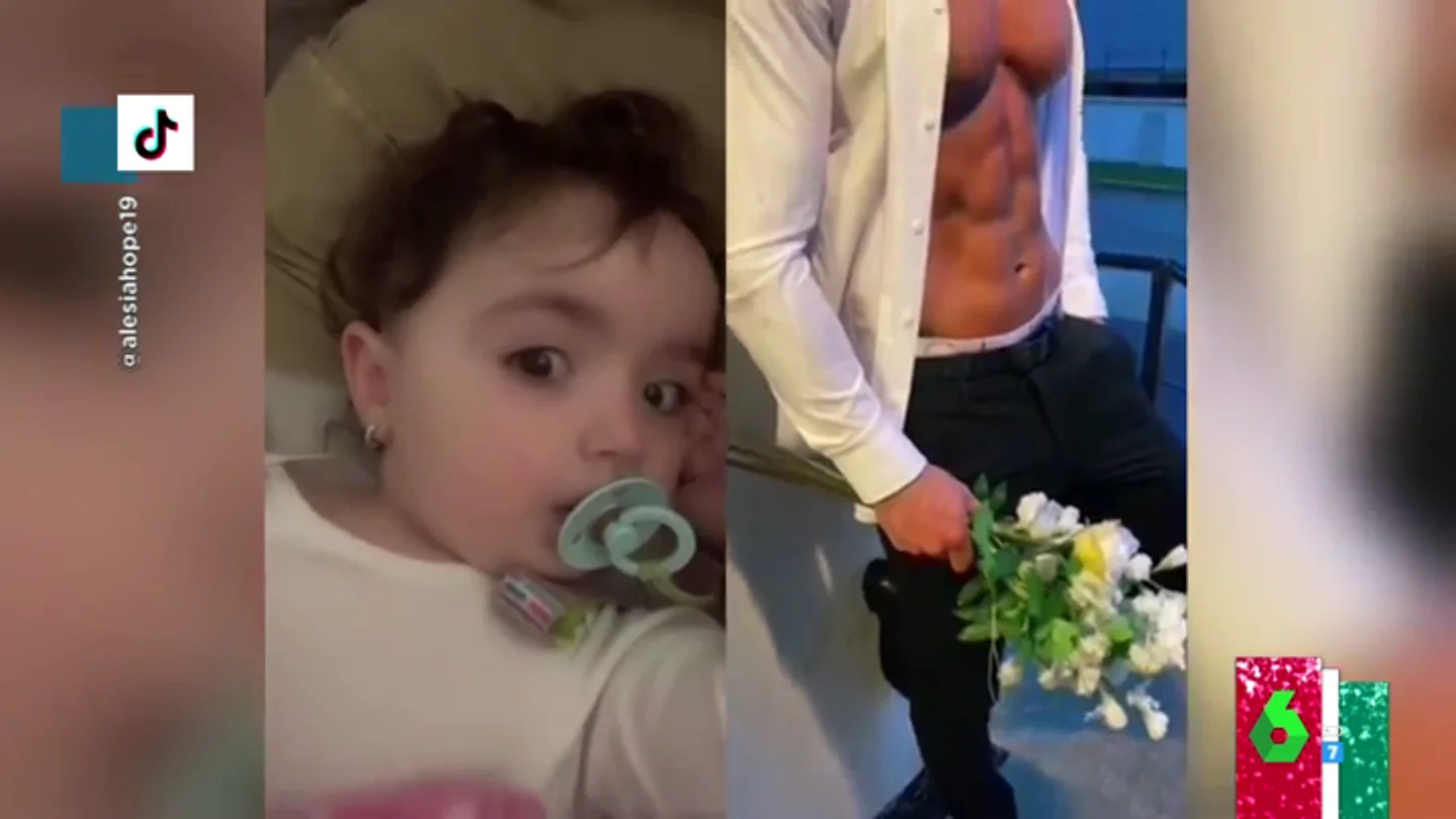 La reacción viral de una bebe al ver un vídeo de un chico con abdominales La reacción viral de una bebe al ver un vídeo de un chico con abdominales