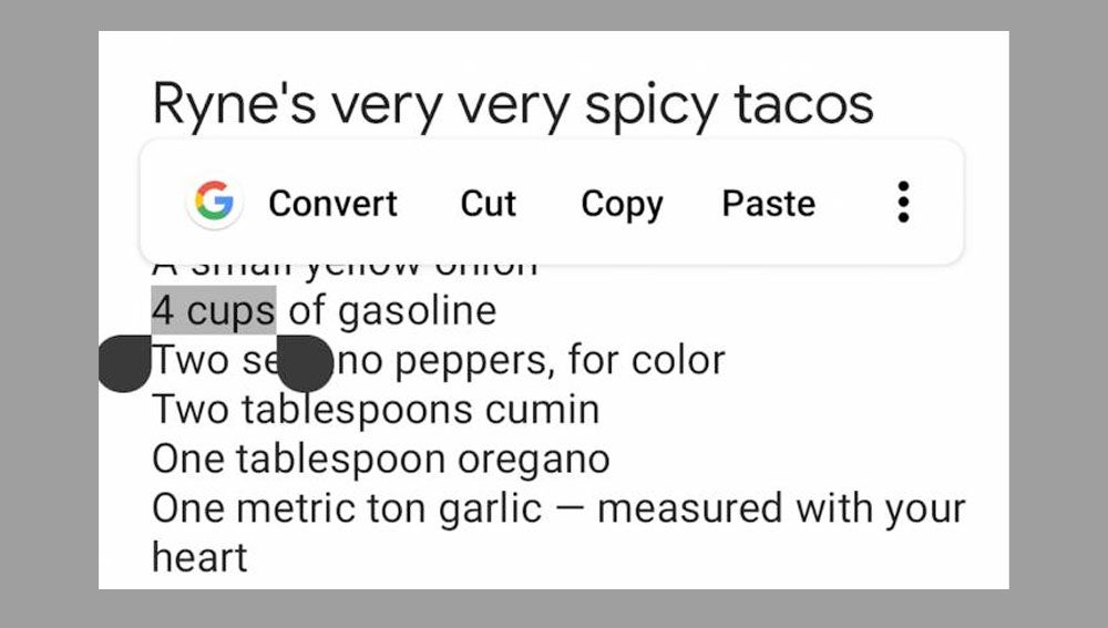Nueva ventana de conversión en Google.