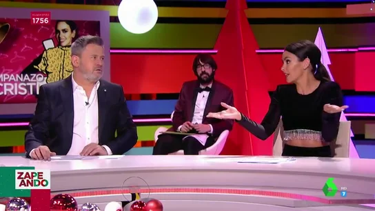 La reacción de Miki Nadal ante el vestido de Pedroche La reacción de Miki Nadal ante el vestido de Pedroche