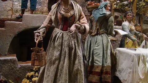 Escena callejera, Belén Napolitano de Valladolid Escena callejera, Belén Napolitano de Valladolid