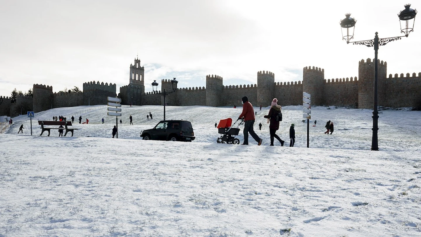 Nieve en Ávila Nieve en Ávila