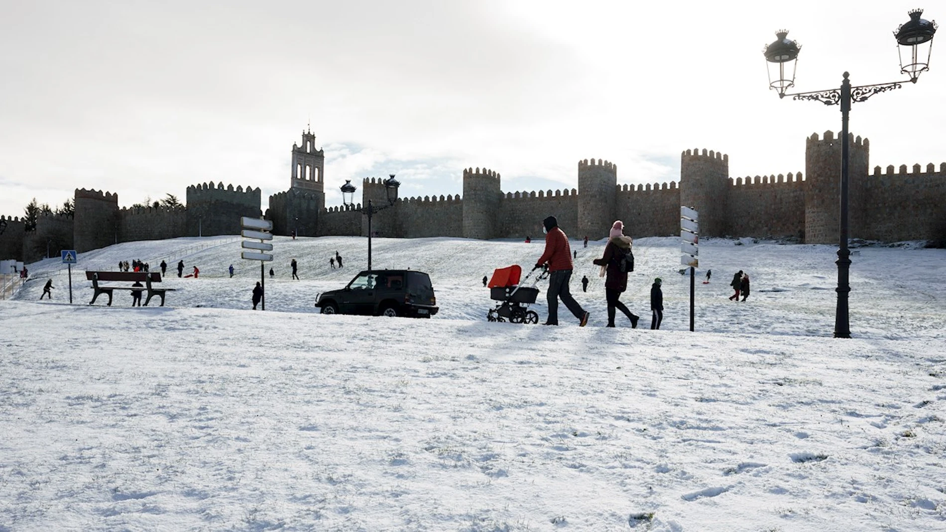 Nieve en Ávila