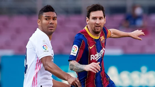 Casemiro, con Messi Casemiro, con Messi