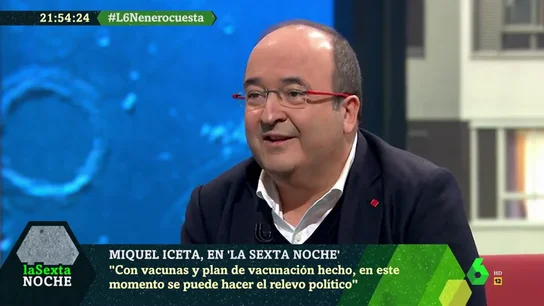 Miquel Iceta en laSexta Noche Miquel Iceta en laSexta Noche