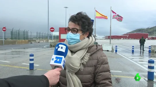 La ministra de Exteriores, Arancha González Laya, en el puerto de Bilbao La ministra de Exteriores, Arancha González Laya, en el puerto de Bilbao