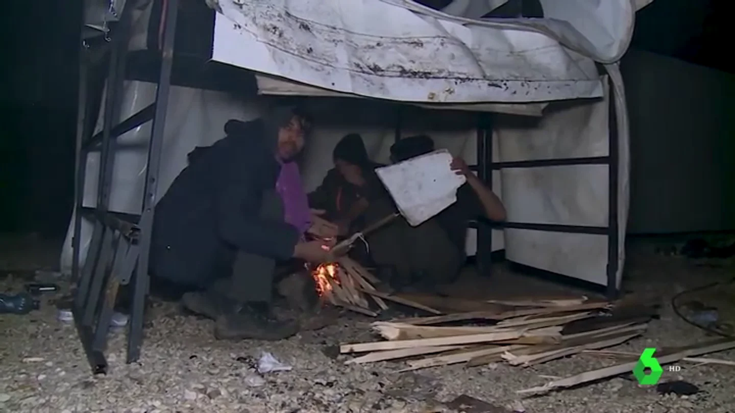 Imagen de refugiados en Bosnia Imagen de refugiados en Bosnia