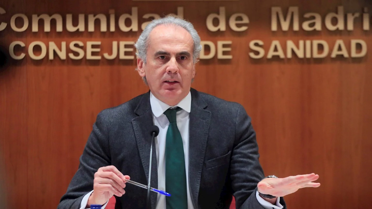 El consejero de Sanidad de la Comunidad de Madrid, Enrique Ruiz Escudero El consejero de Sanidad de la Comunidad de Madrid, Enrique Ruiz Escudero