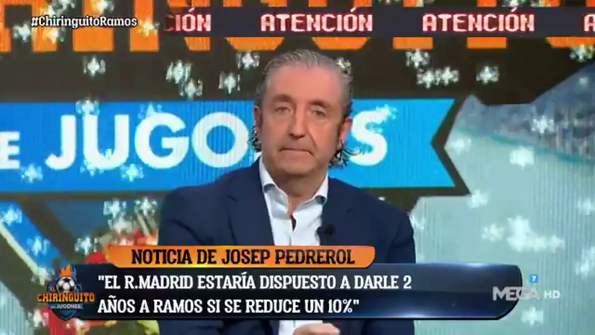 Noticia de Pedrerol: "El Madrid está dispuesto a renovar a Sergio Ramos sin bajarle el sueldo"