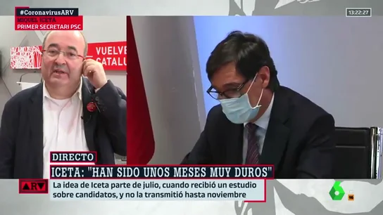 Miquel Iceta, en ARV iceta arv
