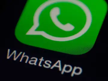 El logo de la aplicación móvil WhatsApp El logo de la aplicación móvil WhatsApp