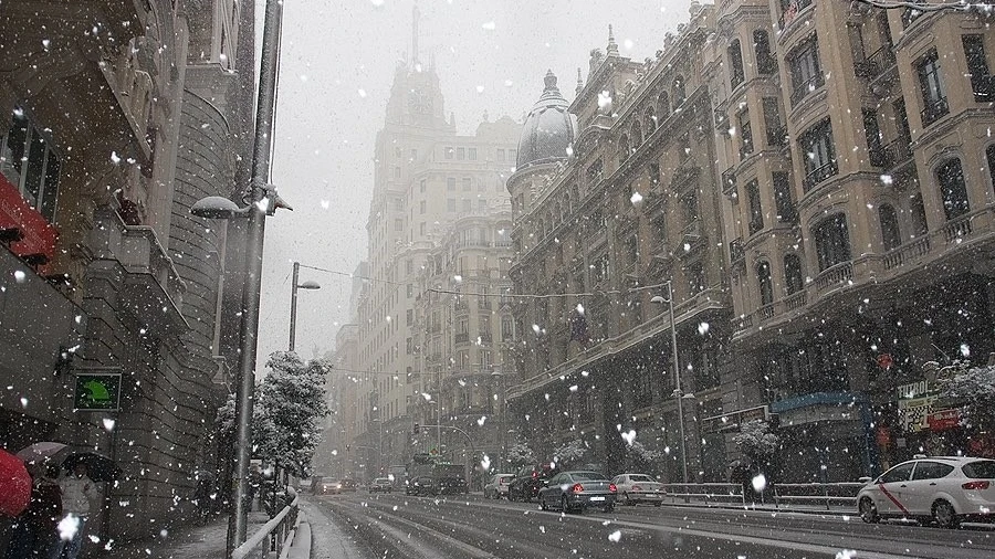 Así será la nevada histórica de Madrid: se esperan 20 centímetros de espesor a partir del jueves 