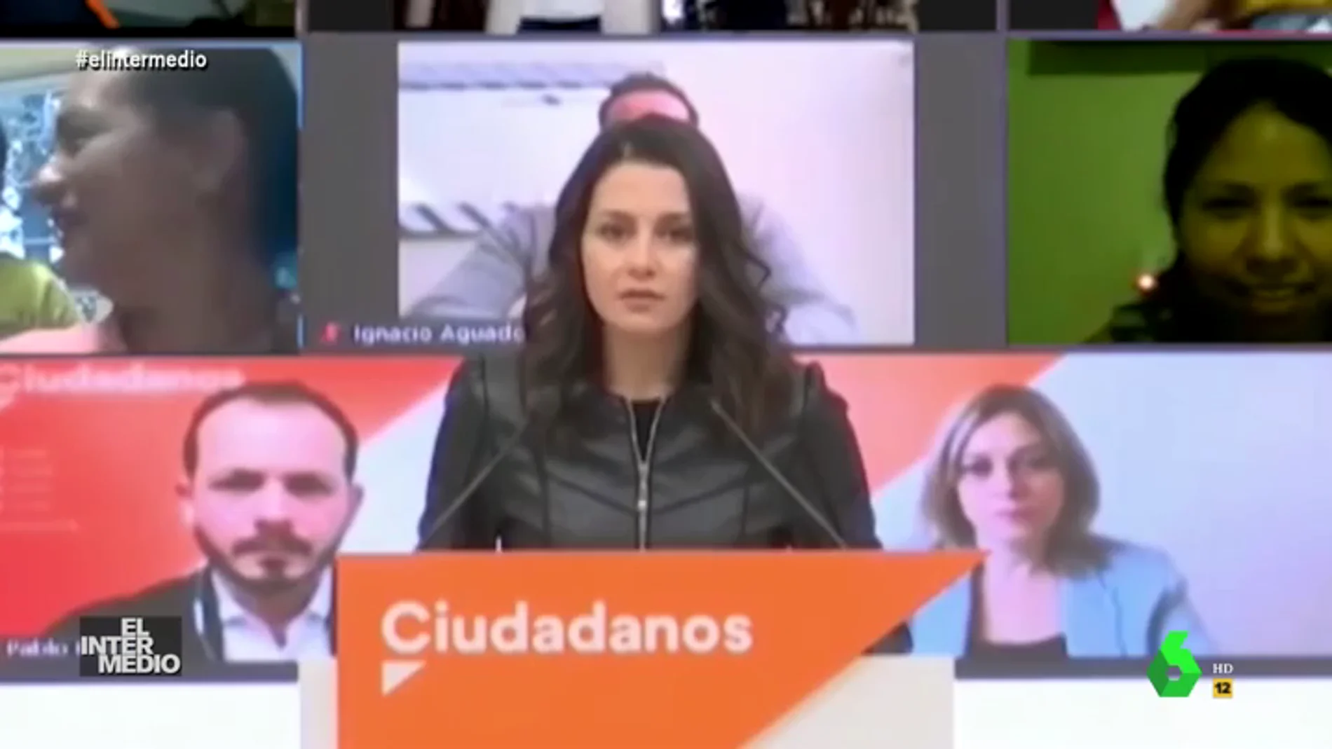 Vídeo manipulado - El boicot a Inés Arrimadas cuando defiende los valores de Ciudadanos ante la prensa