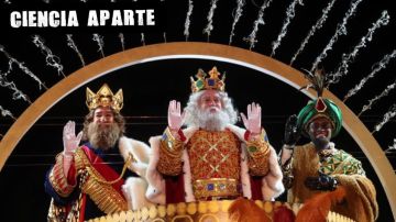 Los Reyes Magos de Oriente a su llegada a Madrid