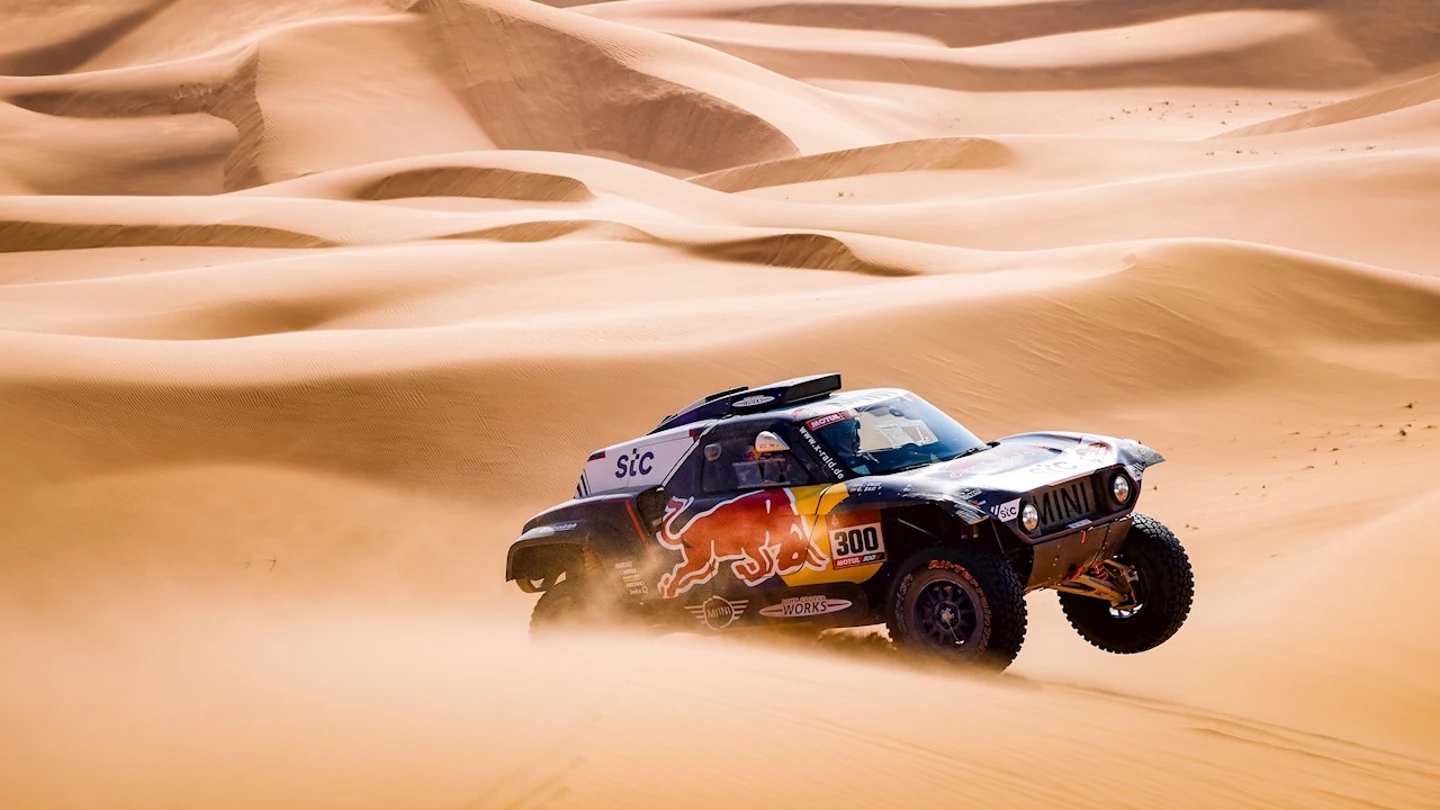 Sainz, en las dunas Sainz, en las dunas