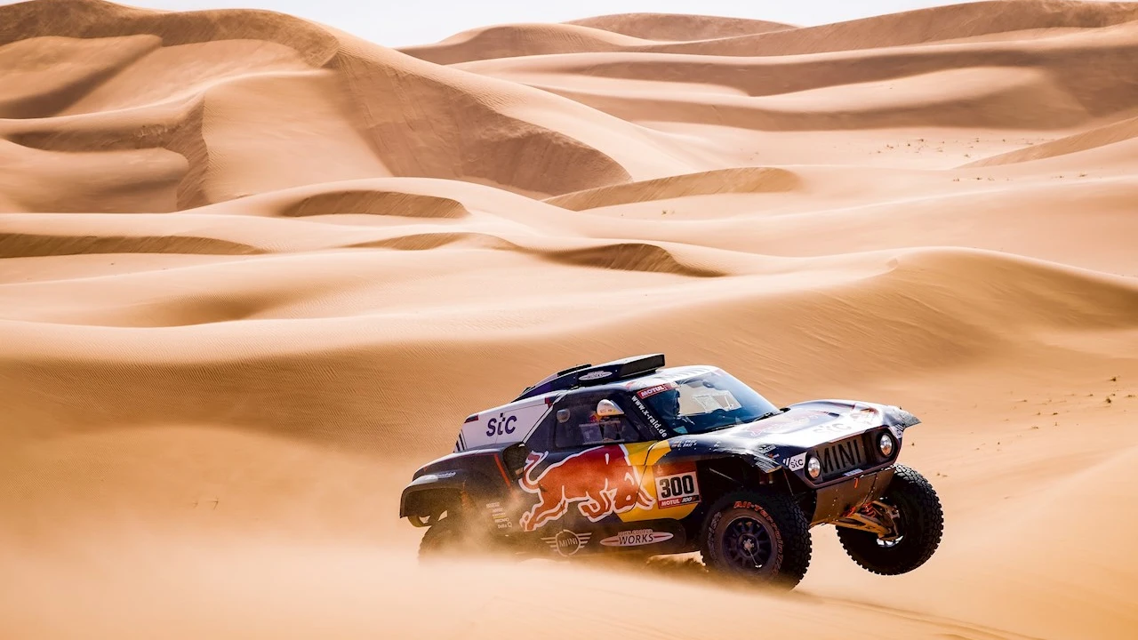 Sainz, en las dunas