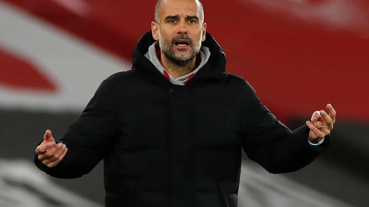 Guardiola, contrariado