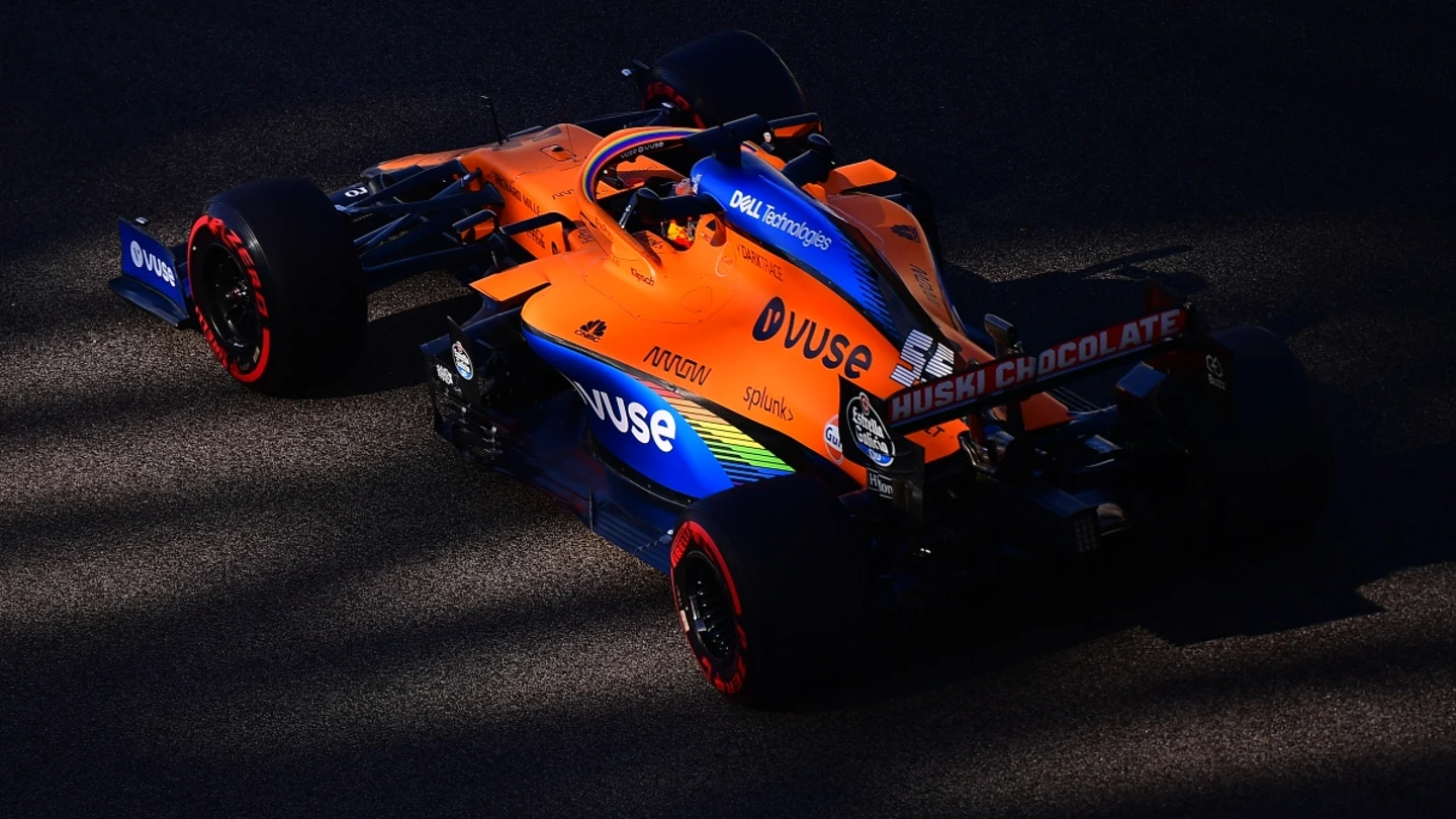 Carlos Sainz, con el McLaren Carlos Sainz, con el McLaren