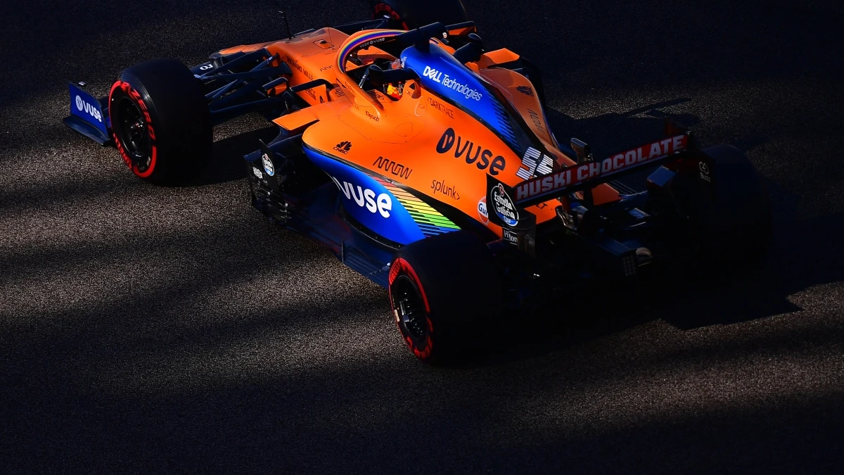 Carlos Sainz, con el McLaren