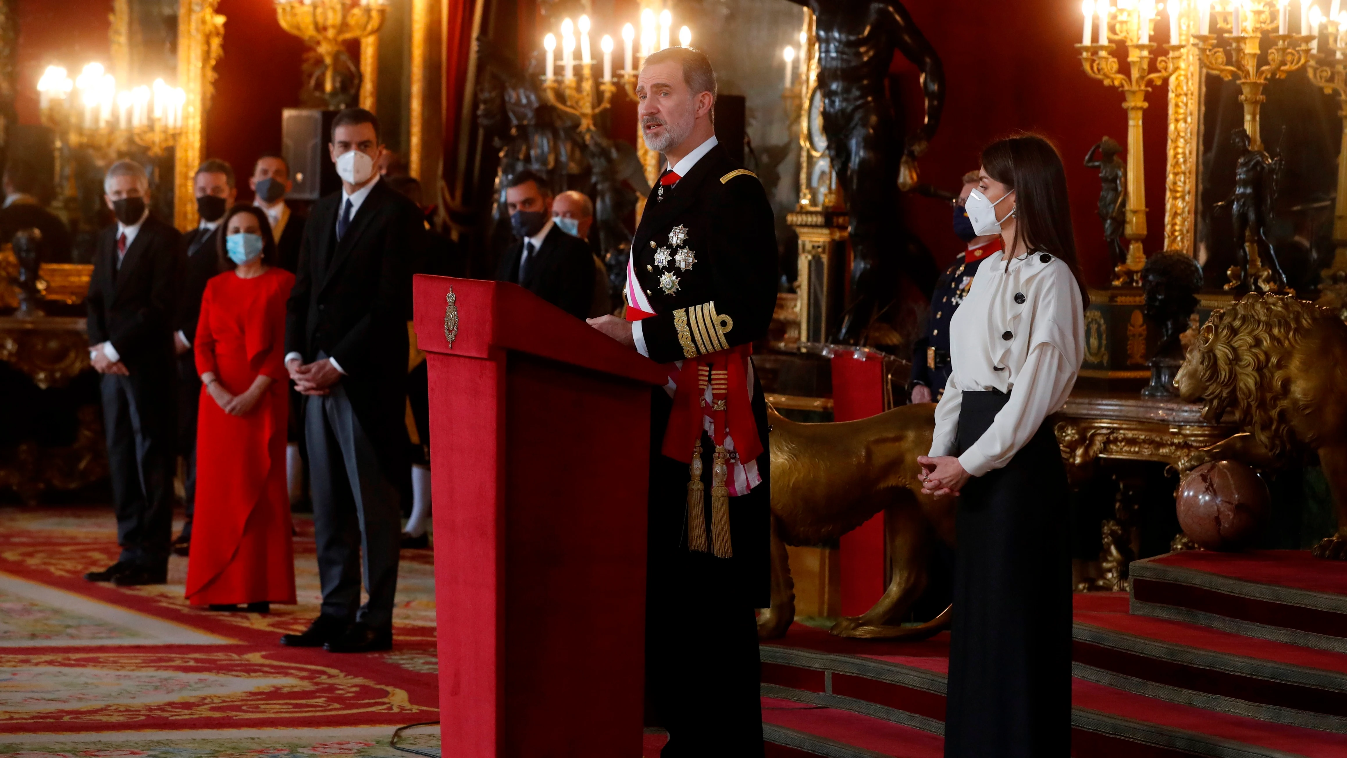 El rey Felipe VI en la Pascua Militar