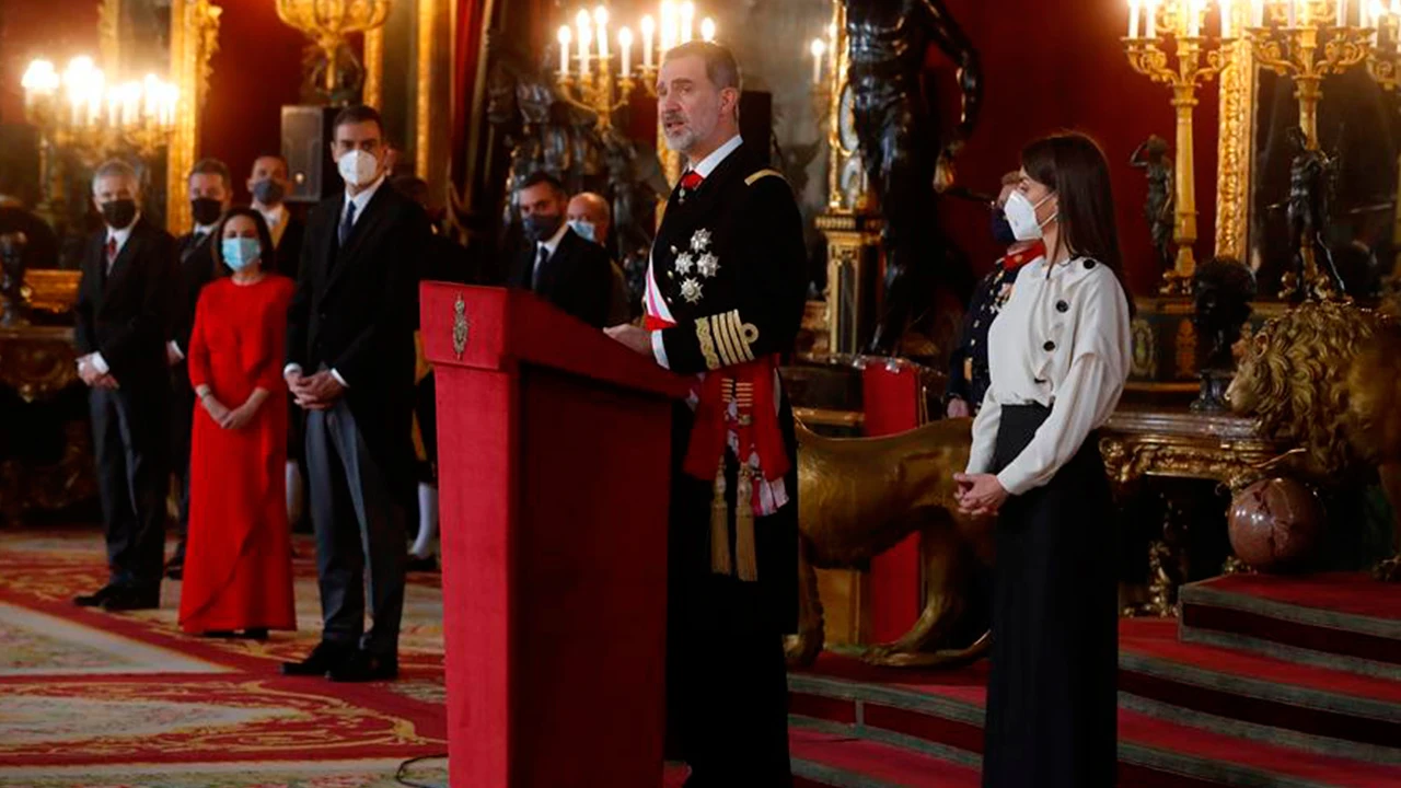 El rey Felipe VI en la Pascua Militar