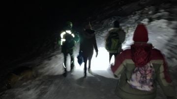 Rescatados cinco jóvenes en Navacerrada con síntomas de hipotermia