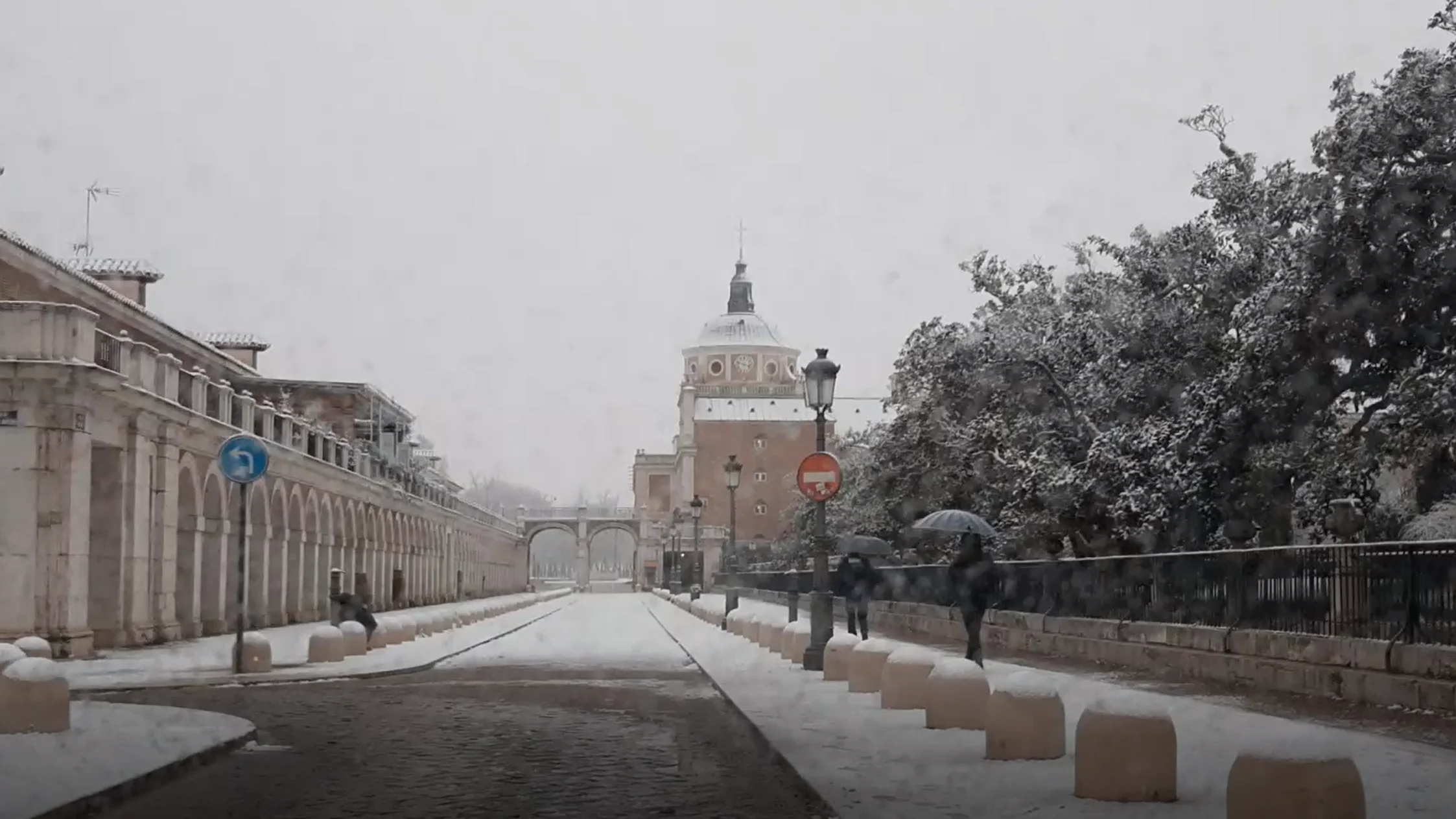 Nieve en Madrid