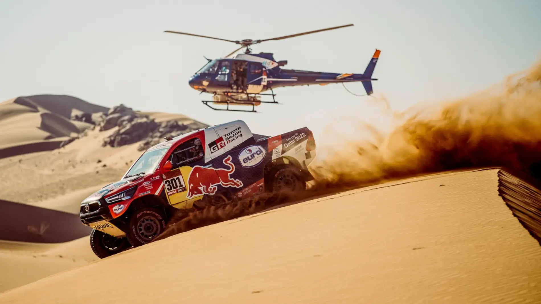 Nasser Al-Attiyah encadena tres victorias en el rally Dakar