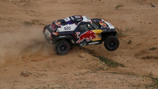 Carlos Sainz y Lucas Cruz en el Dakar Carlos Sainz y Lucas Cruz en el Dakar
