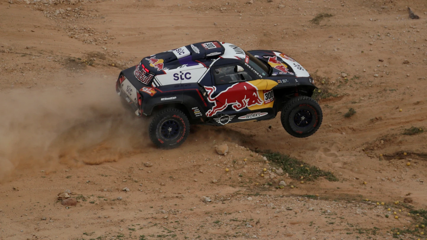 Carlos Sainz y Lucas Cruz en el Dakar Carlos Sainz y Lucas Cruz en el Dakar