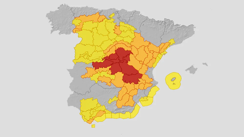 Borrasca Filomena en España