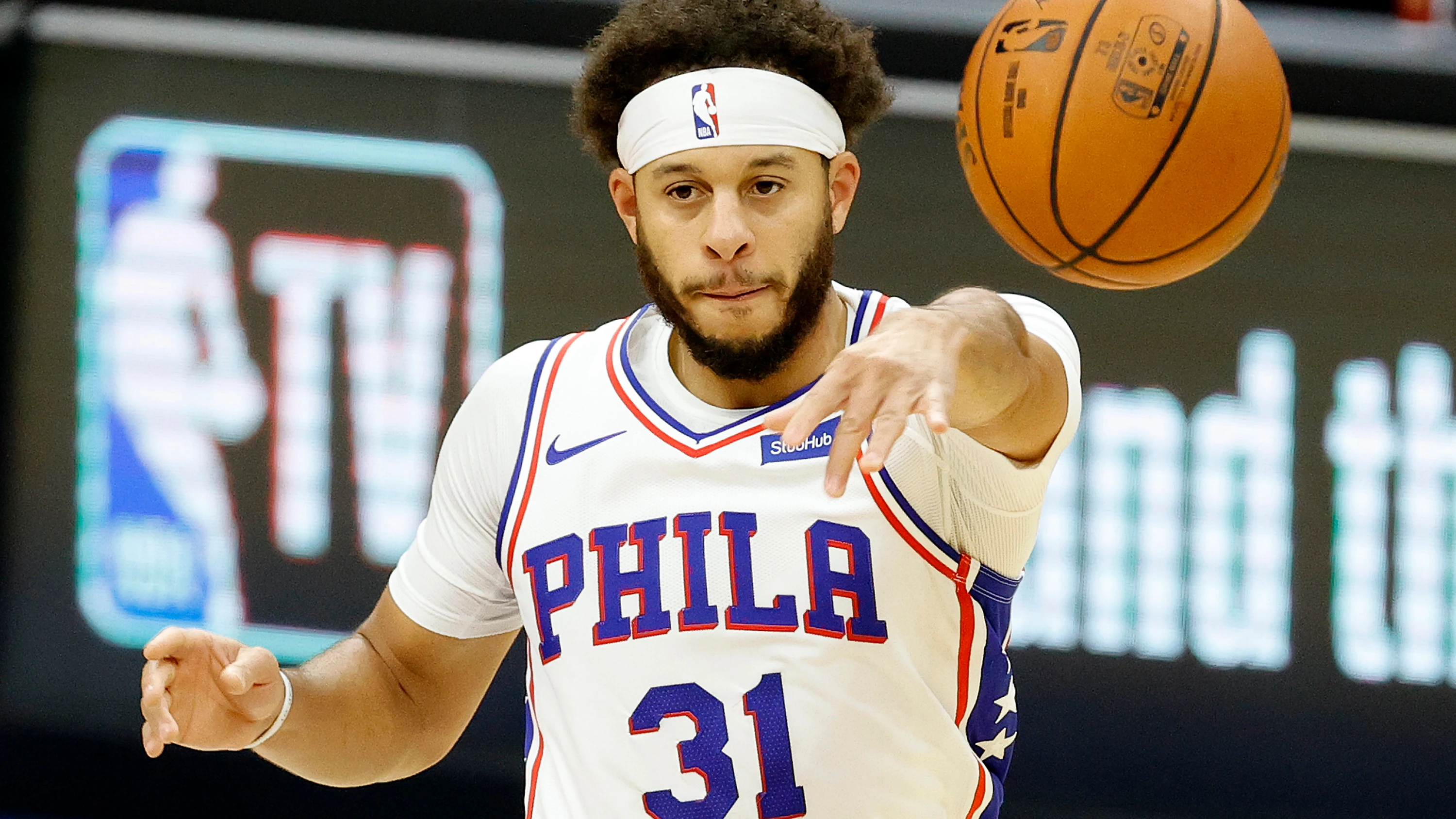 Seth Curry, jugador de los Sixers