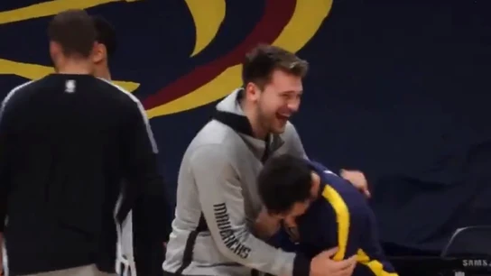 Luka Doncic y Facundo Campazzo Luka Doncic y Facundo Campazzo