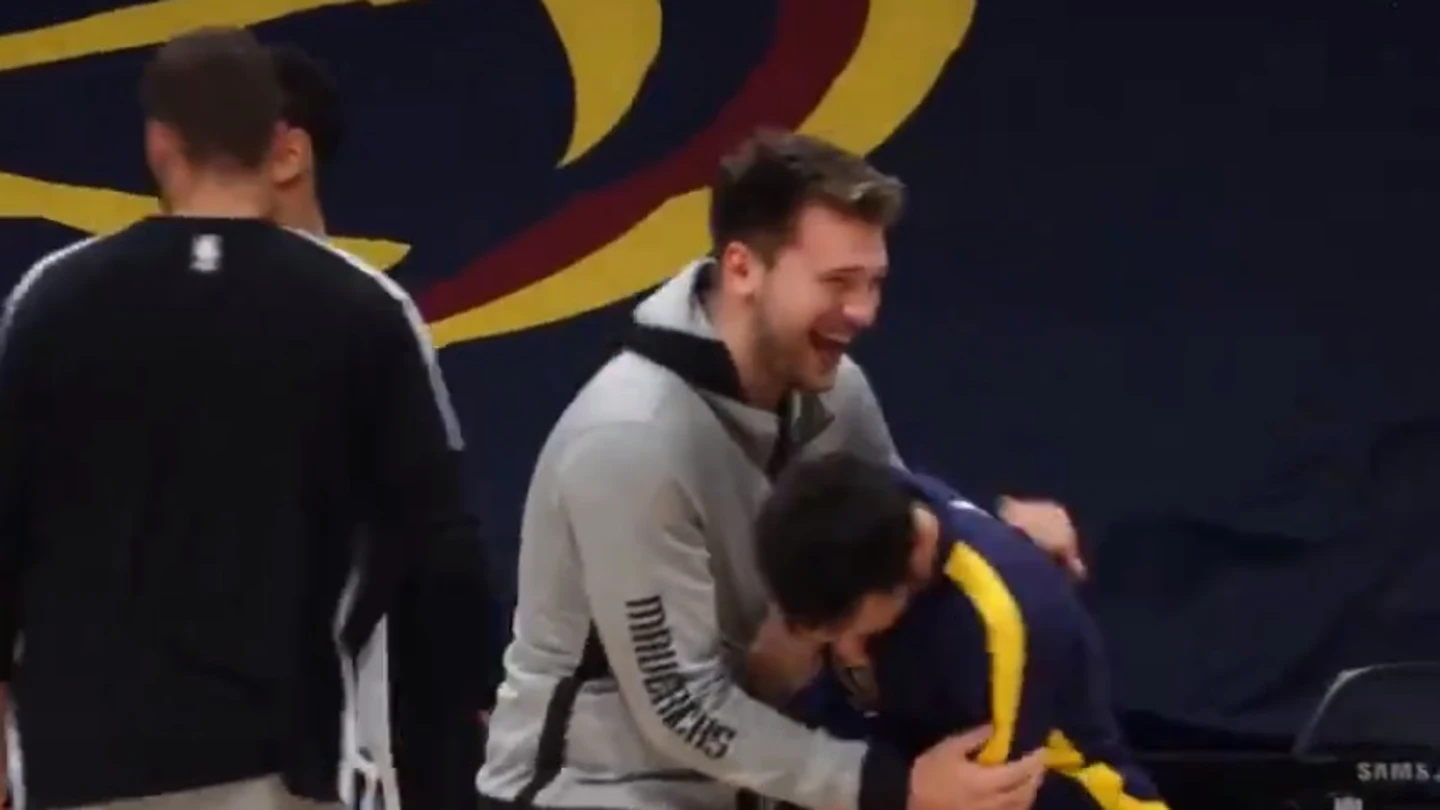 Luka Doncic y Facundo Campazzo Luka Doncic y Facundo Campazzo