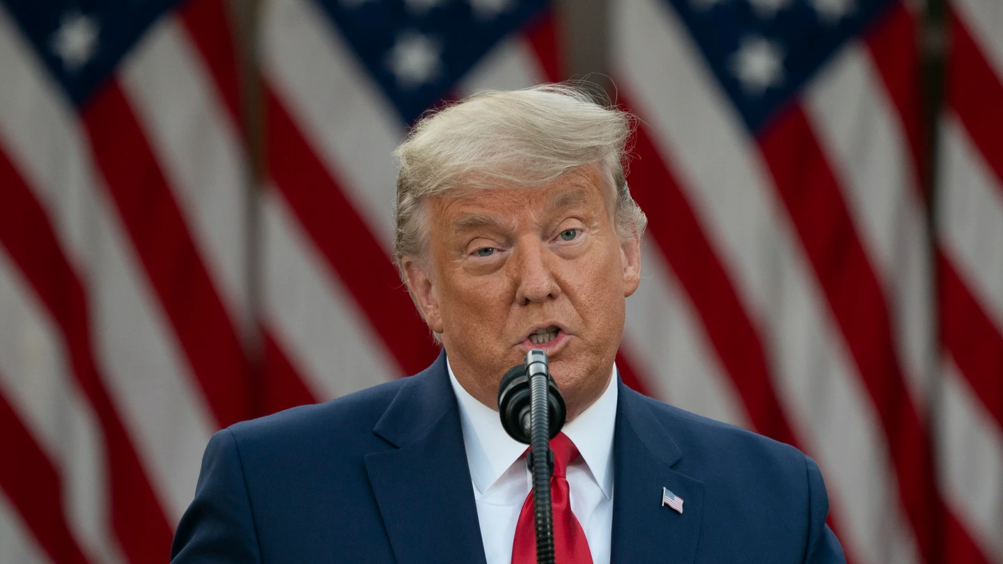 El presidente saliente de EEUU, Donald Trump El presidente saliente de EEUU, Donald Trump