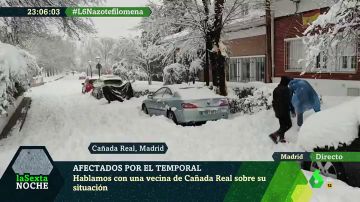 La dramática situación en la Cañada Real por el temporal: "Temo encontrar cadáveres congelados en los hogares"