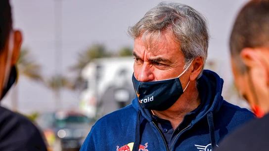 Carlos Sainz, en el Dakar Carlos Sainz, en el Dakar
