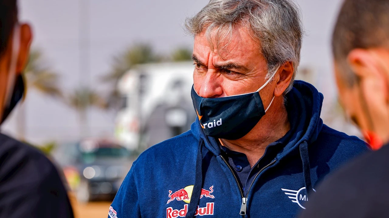 Carlos Sainz, en el Dakar