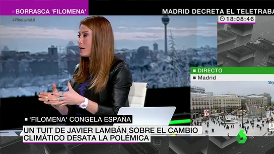 Isabel Zubiaurre, meteoróloga de laSexta Isabel Zubiaurre, meteoróloga de laSexta
