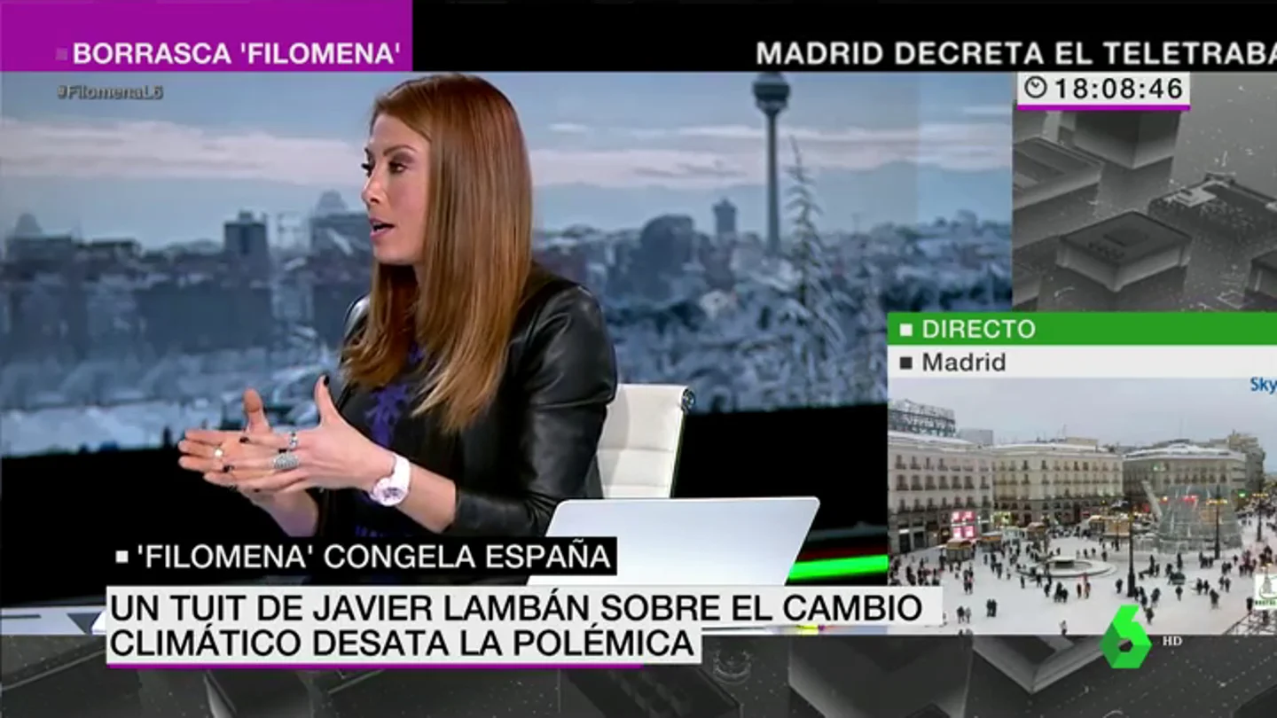 Isabel Zubiaurre, meteoróloga de laSexta Isabel Zubiaurre, meteoróloga de laSexta