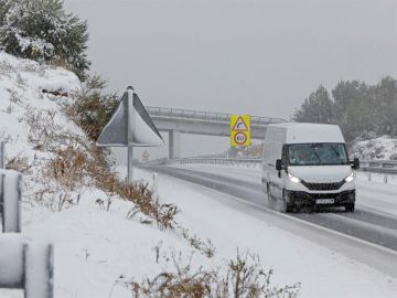  La borrasca Filomena ha obligado a cortar cuatro carreteras por acumulación de nieve en Cataluña