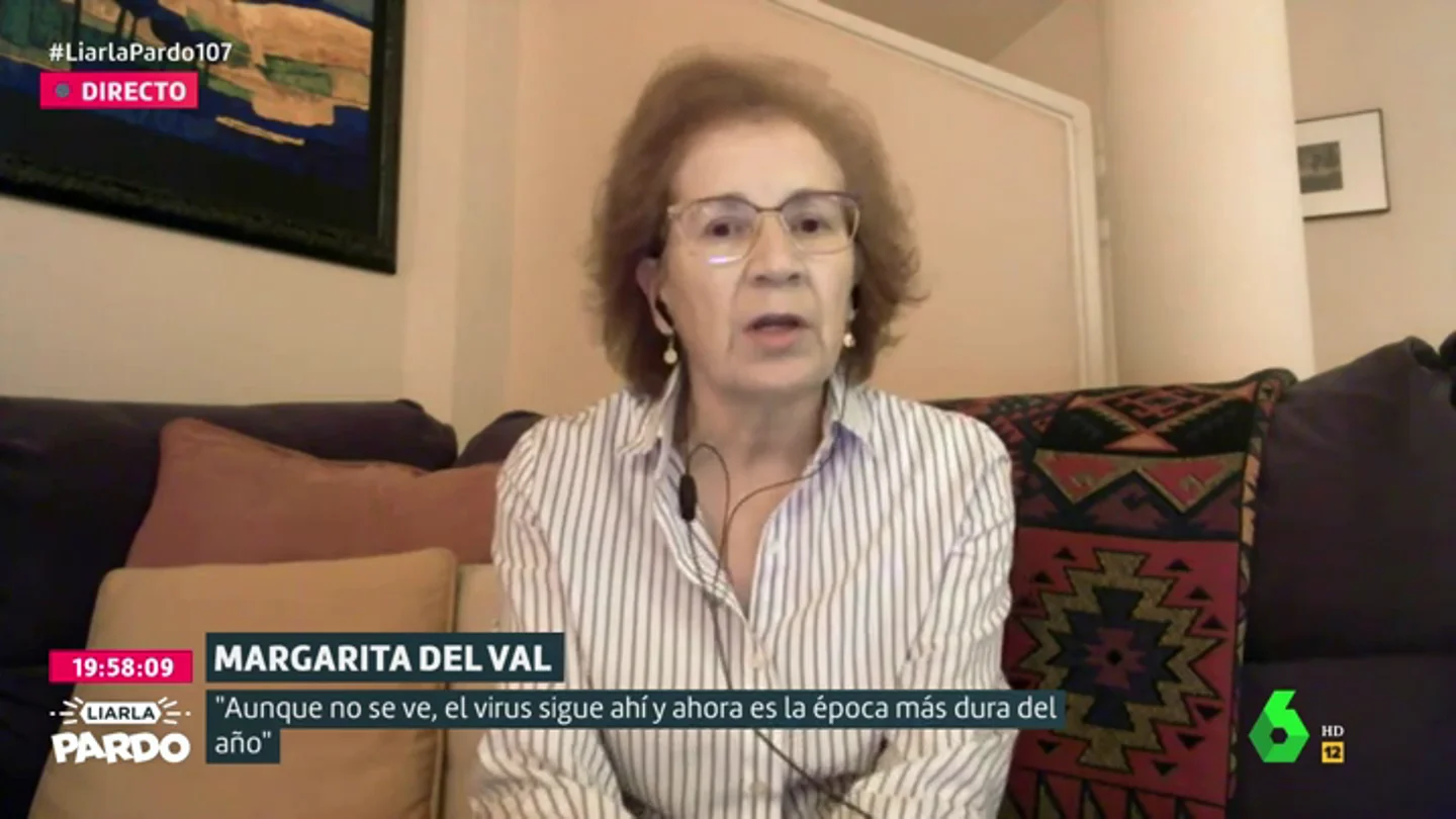 Margarita del Val advierte sobre la "peor época del año": "Está en nuestras manos evitar un confinamiento severo" Margarita del Val advierte sobre la "peor época del año": "Está en nuestras manos evitar un confinamiento severo"
