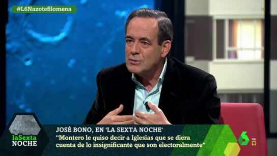 Bono: "Me encantar&iacute;a que Podemos estuviera fuera del Gobierno, pintan muy poco y se quejan mucho"