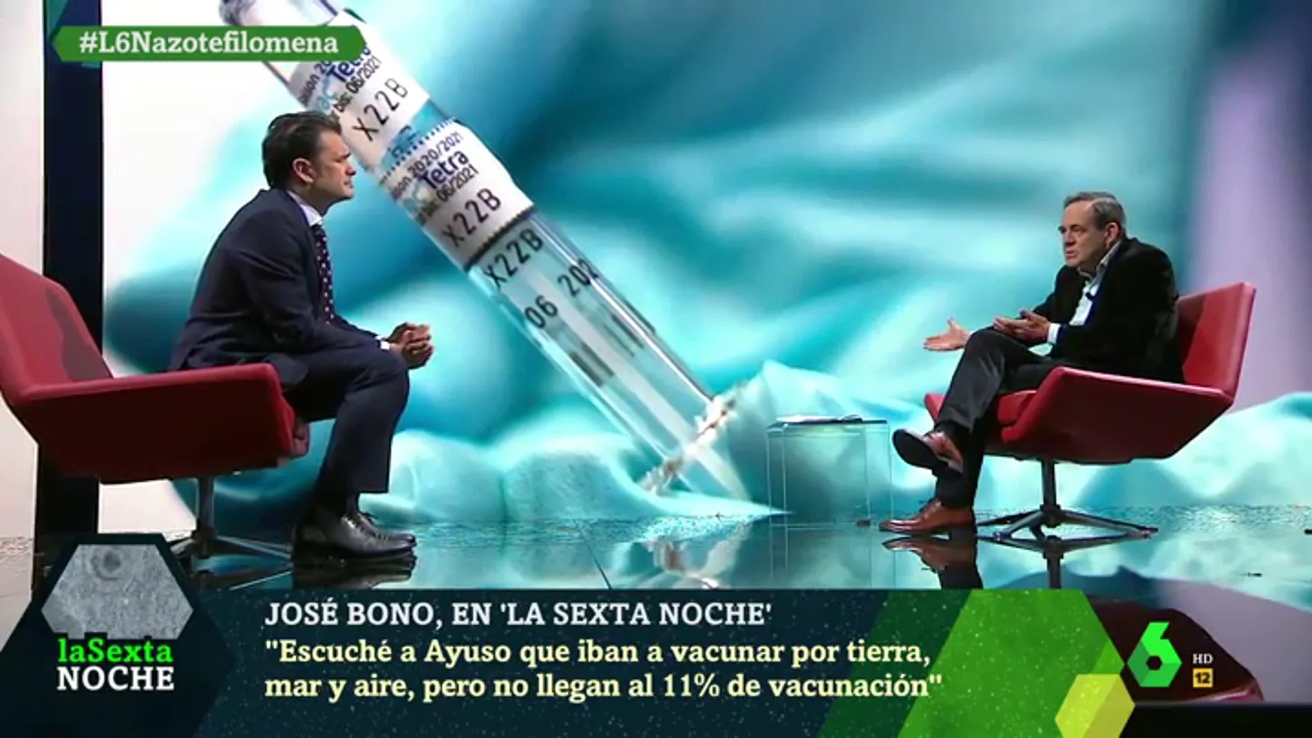 Bono critica que Madrid sea la comunidad que menos vacuna: "Que los sanitarios están de puente no cuela"