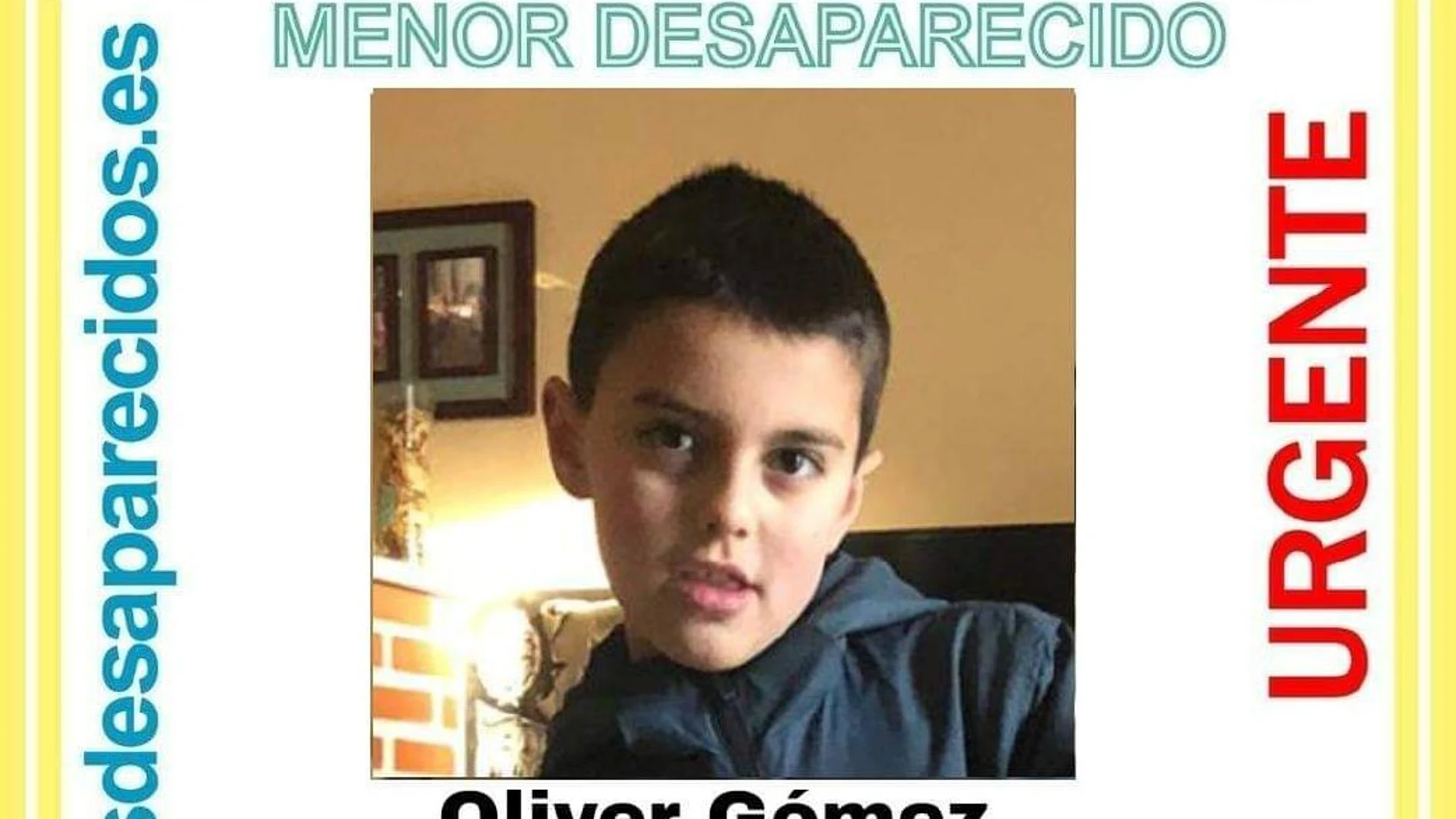 SOS Desaparecidos ha difundido la imagen del menor para que se le pueda localizar.