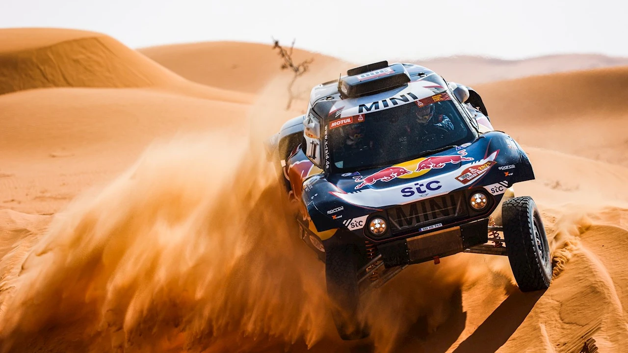 Carlos Sainz, en el Dakar