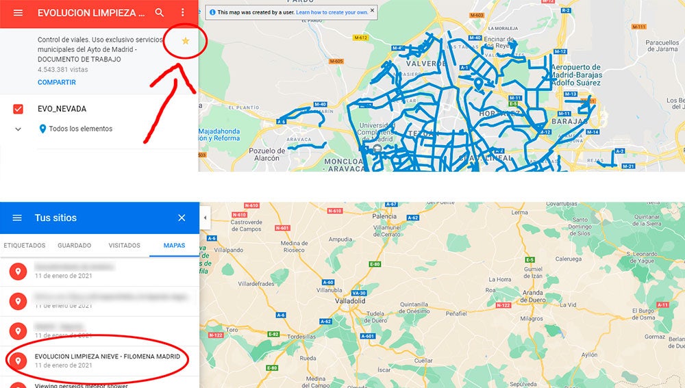 Añadiendo a favoritos el mapa