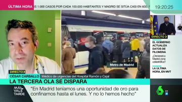 El doctor Carballo explica qué mascarilla llevar en el metro para ir seguro con las aglomeraciones